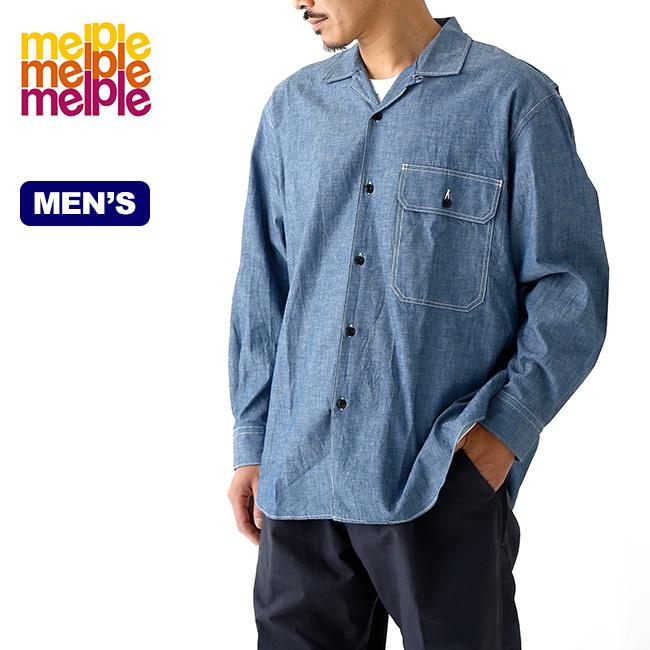 melple メイプル ナバルシャンブレーシャツ メンズ MP2AW012 トップス 