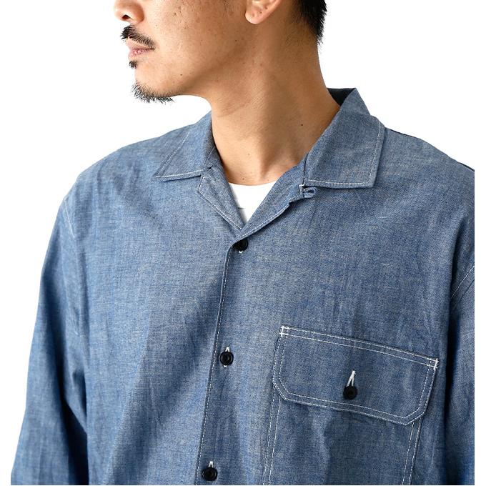 melple メイプル ナバルシャンブレーシャツ メンズ MP2AW012 トップス 