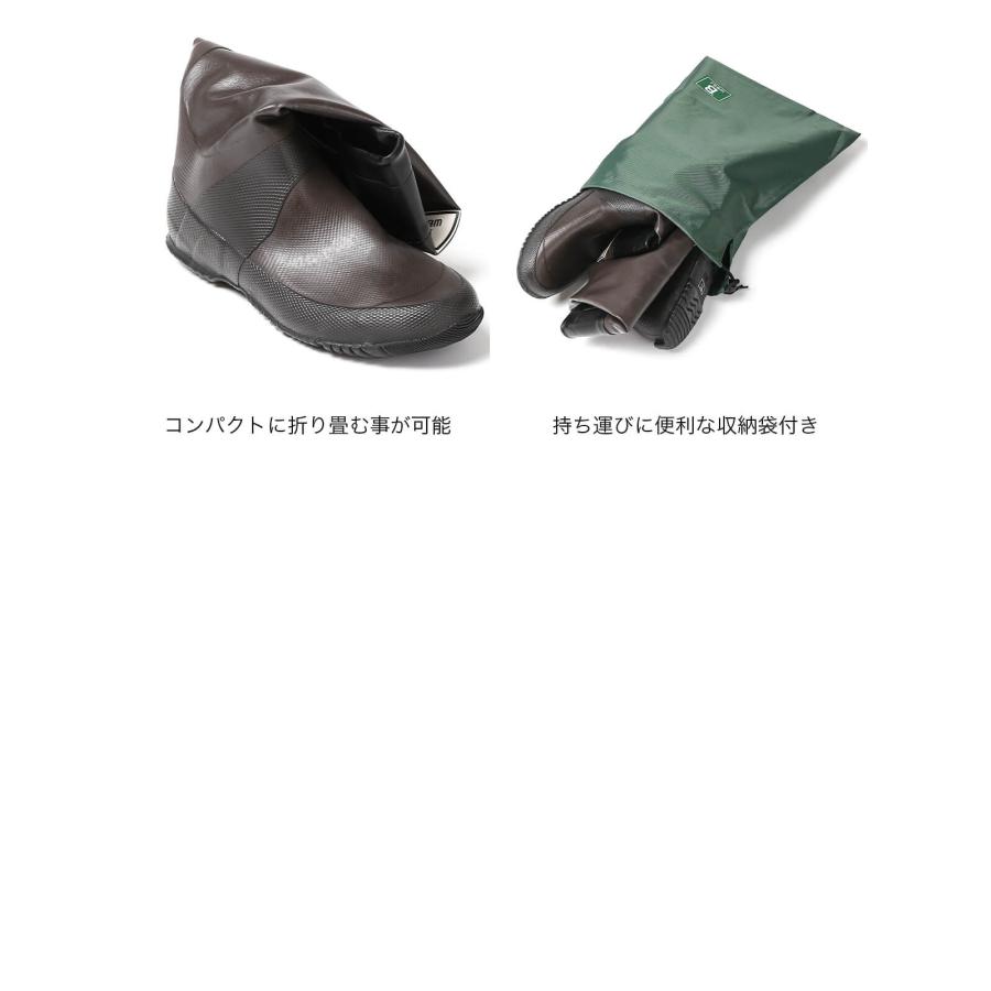 【予約販売】日本野鳥の会  バードウォッチング長靴  雨靴 レインブーツ 収納袋付き 完全防水  軽量 収納 折り畳み |  | 13
