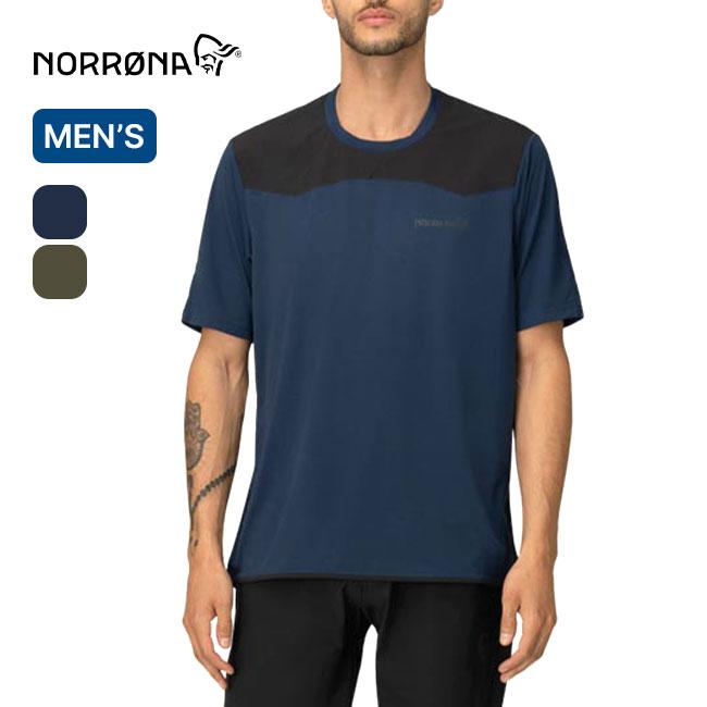 NORRONA 半袖Tシャツ L NORRONA ノローナ シーボットン イコライザーテックTシャツ メンズ