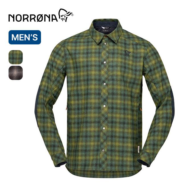その他ブランド / Donegal/長袖シャツ/--/ウール/GRN/チェック Norrona（ノローナ） タモック ウールシャツ メンズ 1206-19 チェック