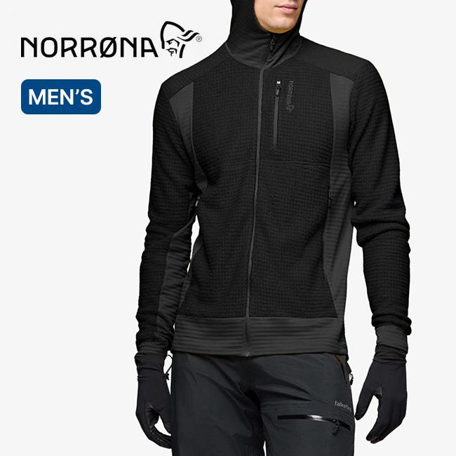 yoノローナ  フォルケティン アルファ120 ジップ フード NORRONA ノローナ フォルケティン アルファ120ジップフード メンズ