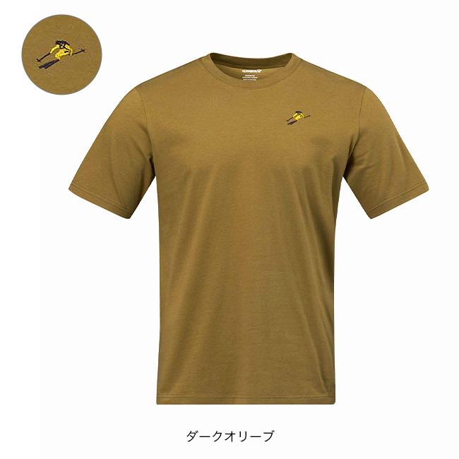 NORRONA ノローナ /29 コットンアクティビティエンブロイダリーTシャツ メンズ 3411-23 Norrona（ノローナ） ノローナ /29 コットンアクティビティエンブロイ