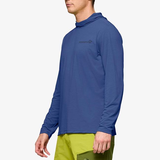 NORRONA ノローナ フェムンド テックフード メンズ 2760-26 femund tech Hood Men s トップス 長袖 UVカット 紫外線対策 ストレッチ 登山 ハイキング 2026 春夏の画像