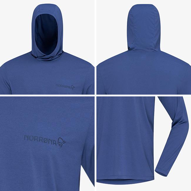 NORRONA ノローナ フェムンド テックフード メンズ 2760-26 femund tech Hood Men s トップス 長袖 UVカット 紫外線対策 ストレッチ 登山 ハイキング 2026 春夏の画像