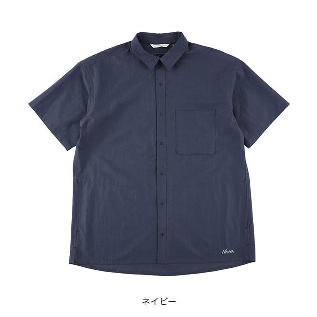 NANGA ナンガ ドットエア コンフィーS/Sシャツ NW2411-1E900 DotAir COMFY S/S SHIRT トップス 半袖 カラーシャツ カジュアルシャツ スマート 通気 2026 春夏の画像