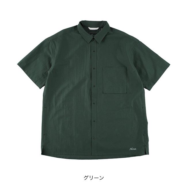 NANGA ナンガ ドットエア コンフィーS/Sシャツ NW2411-1E900 DotAir COMFY S/S SHIRT トップス 半袖 カラーシャツ カジュアルシャツ スマート 通気 2026 春夏の画像