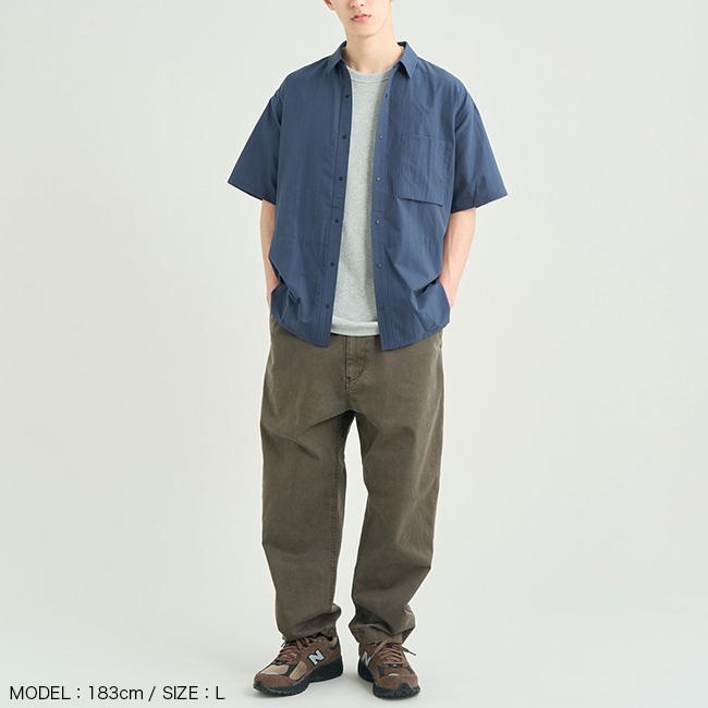 NANGA ナンガ ドットエア コンフィーS/Sシャツ NW2411-1E900 DotAir COMFY S/S SHIRT トップス 半袖 カラーシャツ カジュアルシャツ スマート 通気 2026 春夏の画像