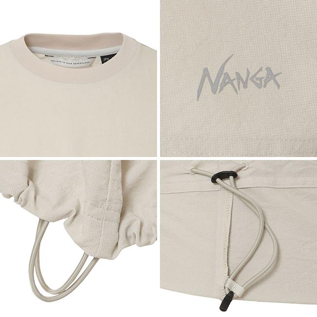 NANGA ナンガ ドットエア コンフィーTEE N2500-1J300A DotAir COMFY TEE  トップス カットソー プルオーバー Tシャツ 半袖 通気 速乾 軽量 2026 春夏の画像