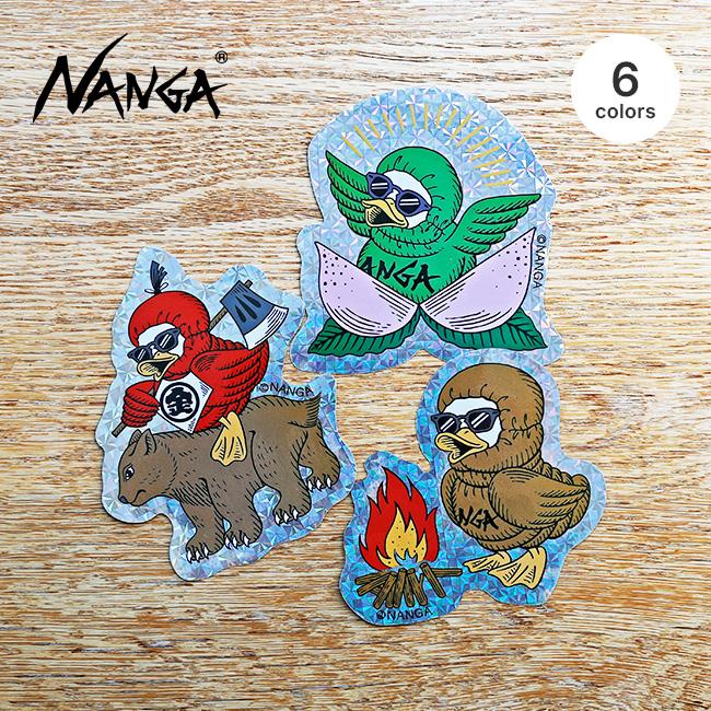NANGA（ナンガ） ホログラフィックガーシーステッカー ロゴ シール