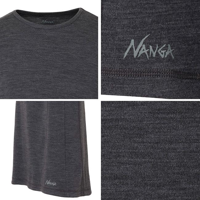 NANGA（ナンガ） メリノウールベースレイヤーL/Sトップ NW2341-1J508