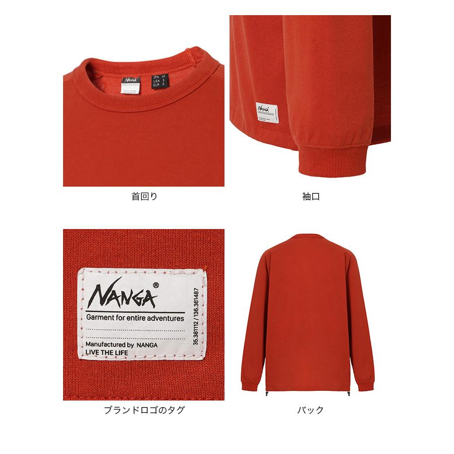 NANGA ナンガ エコハイブリッドオーバーサイズドL/S TEE｜sundaymountain｜07