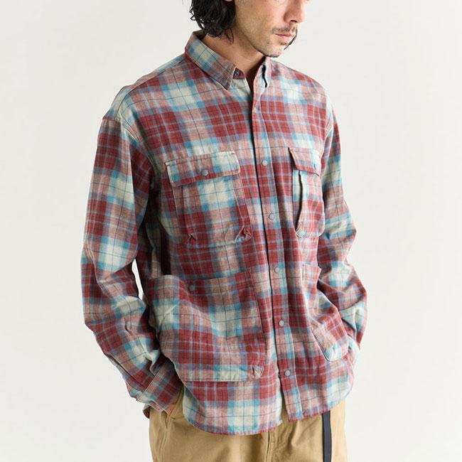 NANGA（ナンガ） フェードタータンチェックキャンプシャツ N2530