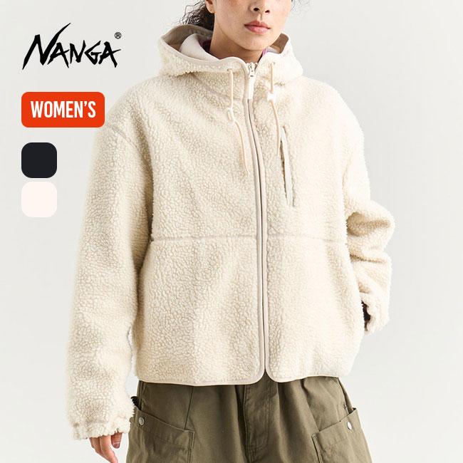 NANGA ナンガ ボアフリースフルジップパーカ【ウィメンズ】 N2530-1P116D NANGA（ナンガ） ボアフリースフルジップパーカ ウィメンズ N2530