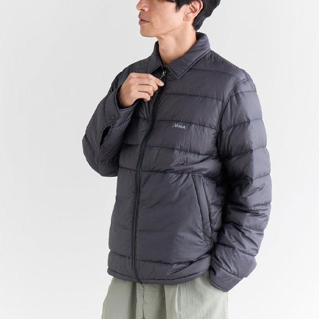 NANGA（ナンガ） シアーダウンシャツブルゾン N2600-0B008D SHEER DOWN