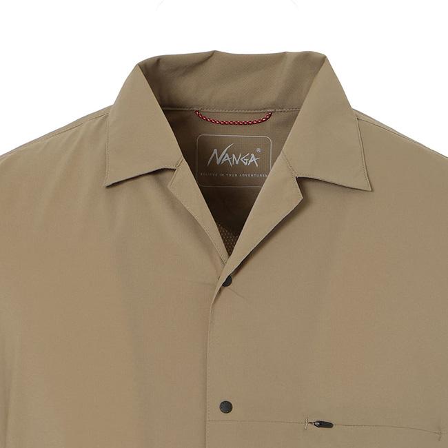 NANGA ナンガ PLCエクスカーションS/Sシャツ N2610-1J120A PLC EXCURSION S/S SHIRT 半袖 ショートスリーブ パッカブル UVカット 吸水 速乾 軽量 2026 春夏の画像