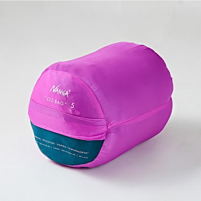 NANGA ナンガ ZZZバッグ5 レギュラー N2600-2C092E ZZZ BAG 5 寝袋 シュラフ スリーピングバッグ 軽量 保温 化繊 防災 2026 春夏の画像