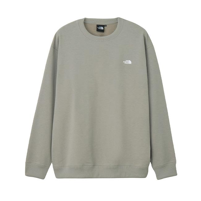 THE NORTH FACE ノースフェイス スモールロゴヘザースウェットクルー ユニセックス NT62532 ザ・ノース・フェイス 丸首 トップス プルオーパー 2026 春夏の画像