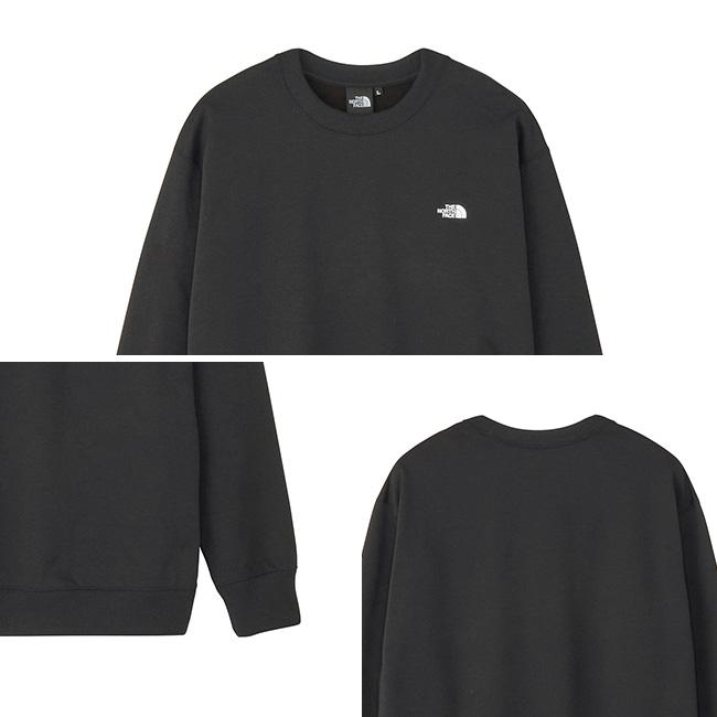 THE NORTH FACE ノースフェイス スモールロゴヘザースウェットクルー ユニセックス NT62532 ザ・ノース・フェイス 丸首 トップス プルオーパー 2026 春夏の画像