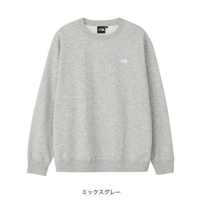 THE NORTH FACE ノースフェイス スモールロゴヘザースウェットクルー ユニセックス NT62532 ザ・ノース・フェイス 丸首 トップス プルオーパー 2026 春夏の画像
