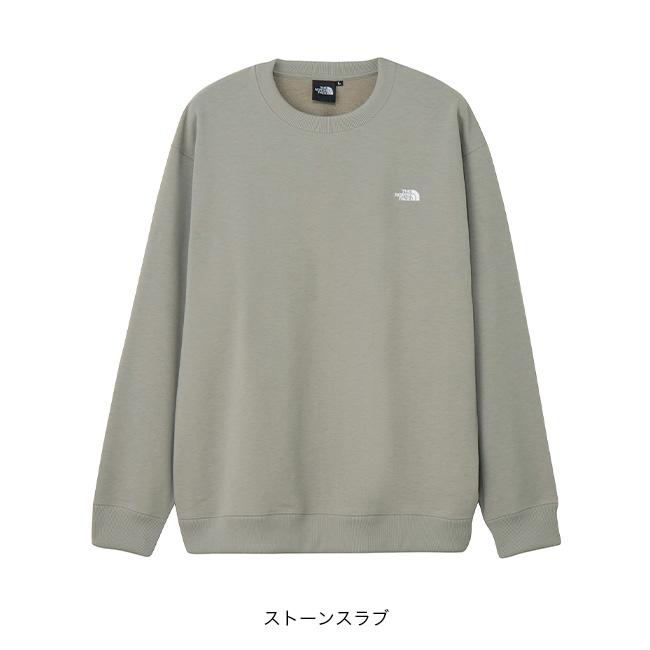 THE NORTH FACE ノースフェイス スモールロゴヘザースウェットクルー ユニセックス NT62532 ザ・ノース・フェイス 丸首 トップス プルオーパー 2026 春夏の画像