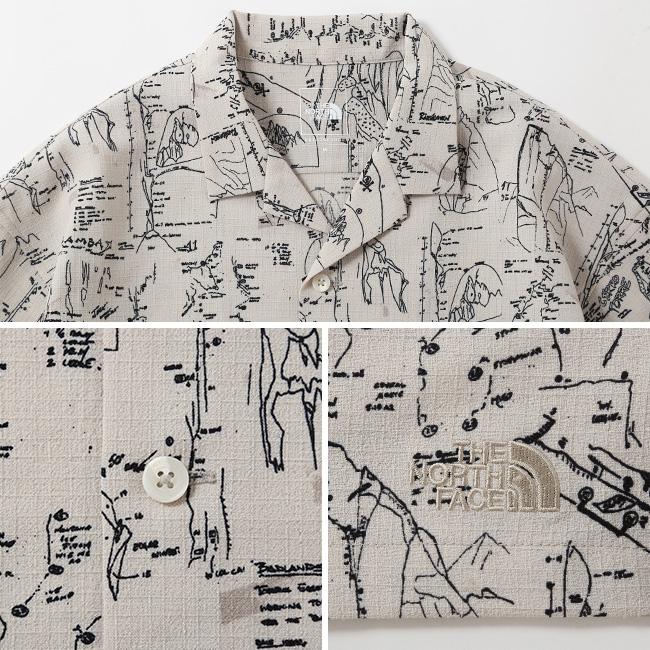 THE NORTH FACE ノースフェイス S/Sアロハリップシャツ ユニセックス NR22631 ザ・ノース・フェイス S/S Aloha Rip Shirt 柄シャツ 半袖シャツ 2026 春夏の画像
