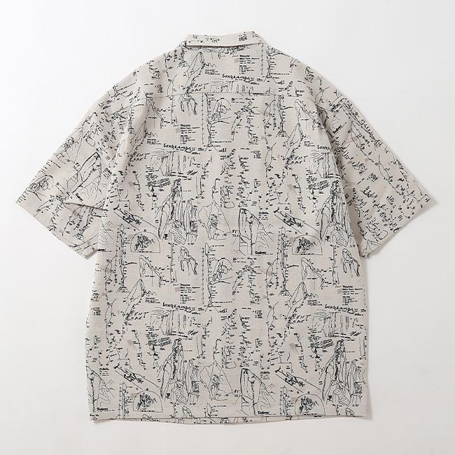 THE NORTH FACE ノースフェイス S/Sアロハリップシャツ ユニセックス NR22631 ザ・ノース・フェイス S/S Aloha Rip Shirt 柄シャツ 半袖シャツ 2026 春夏の画像