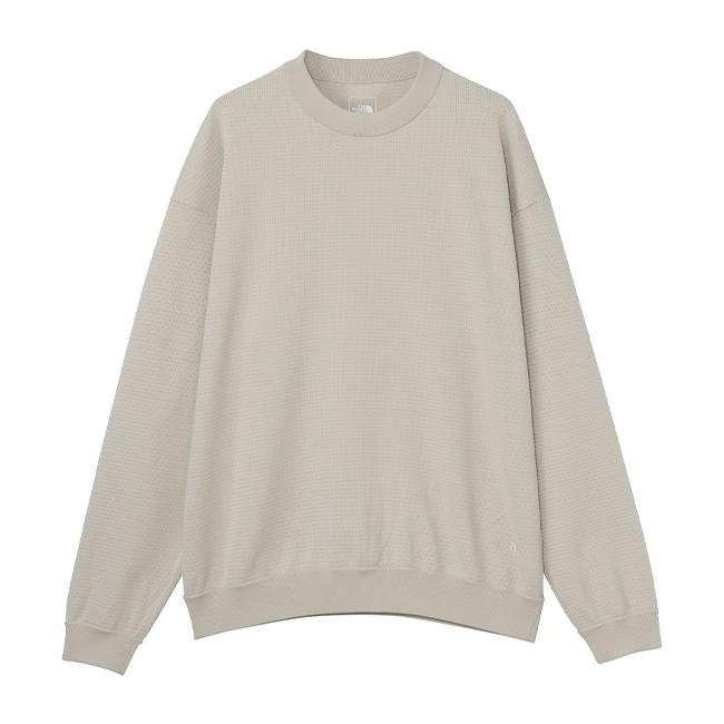 THE NORTH FACE ノースフェイス L/Sリップルニットクルー ユニセックス NT12641 ザ・ノース・フェイス L/S Ripple Knit Crew Tシャツ ティシャツ 長袖 2026 春夏の画像