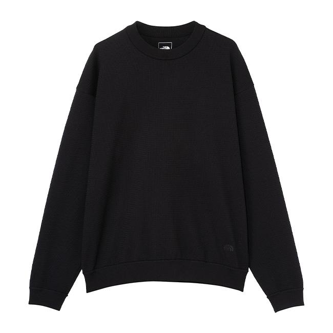 THE NORTH FACE ノースフェイス L/Sリップルニットクルー ユニセックス NT12641 ザ・ノース・フェイス L/S Ripple Knit Crew Tシャツ ティシャツ 長袖 2026 春夏の画像