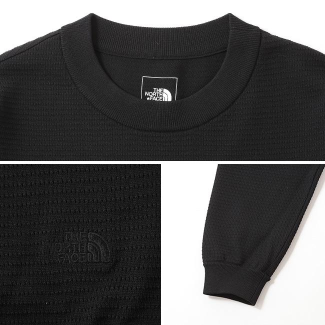 THE NORTH FACE ノースフェイス L/Sリップルニットクルー ユニセックス NT12641 ザ・ノース・フェイス L/S Ripple Knit Crew Tシャツ ティシャツ 長袖 2026 春夏の画像