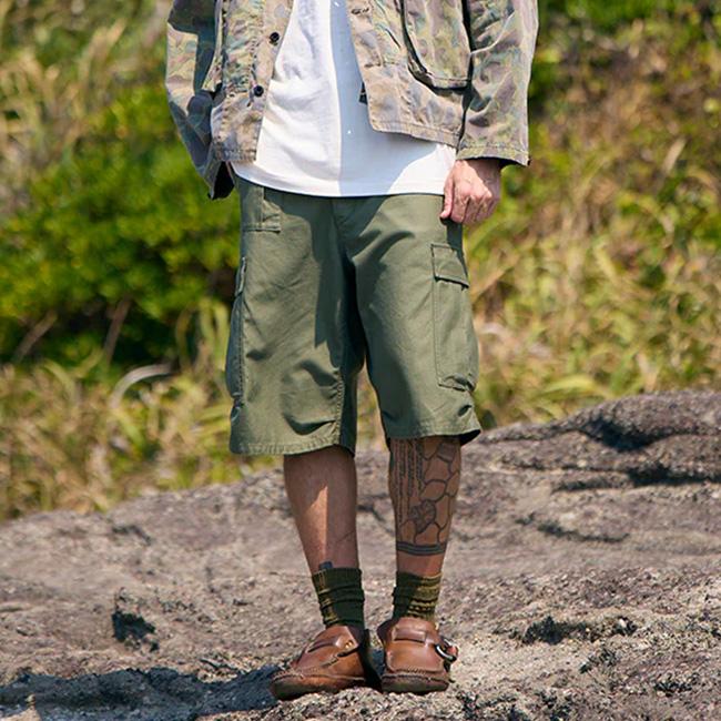 ナイジェルケーボン　カーゴショートパンツ 34サイズ　お値下げ可 NIGEL CABOURN（ナイジェルケーボン） アーミーカーゴショート 8052-00