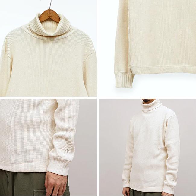 NIGEL CABOURN（ナイジェルケーボン） タートルネックワッフル 8051-00