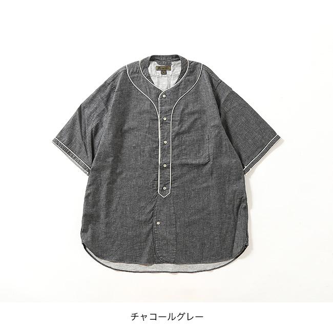 NIGEL CABOURN ナイジェルケーボン ベースボールシャツS/Sタイプ NIGEL CABOURN ナイジェルケーボン ベースボールシャツS/Sタイプ