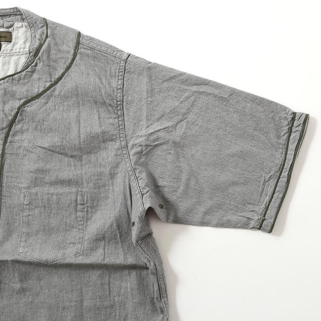 NIGEL CABOURN ナイジェルケーボン ベースボールシャツS/Sタイプ2 