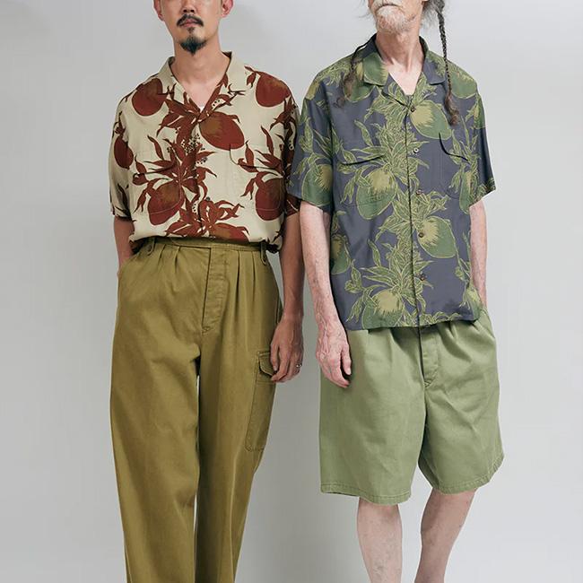 NIGEL CABOURN セール ナイジェルケーボン オープンカラーシャツ NIGEL CABOURN セール ナイジェルケーボン オープンカラーシャツ