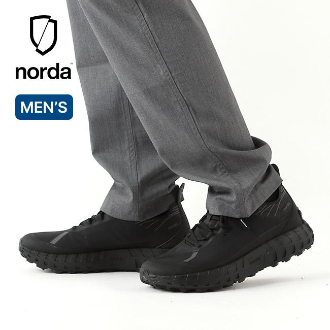 Norda ノルダ 001 メンズ N001A-M-STLBK 靴 スニーカー トレイル