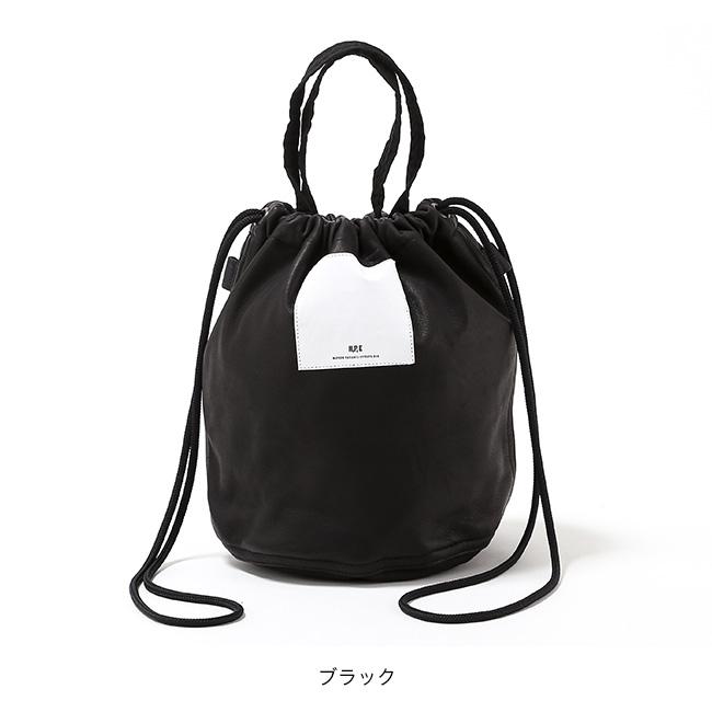 N P E NAPRON PATIENTS EFFECTS BAG カウレザーペイシェントバッグ S NPE02-0404S COW LEATHER  サブバッグ 巾着 牛革 2025 秋冬の画像