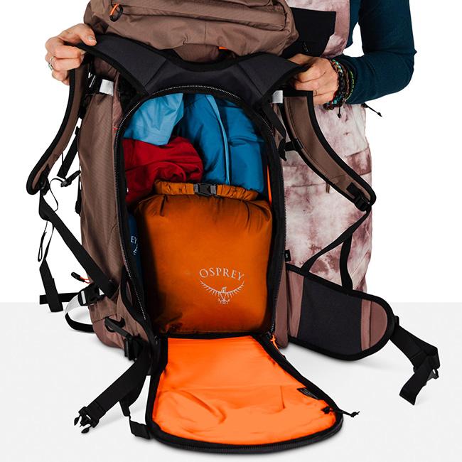 OSPREY オスプレー ソプリス45 OS52367 レディース ウィメンズ ザック リュック バックパック 山小屋 雪山 バックカントリー スキー スノボ 2025 秋冬_4