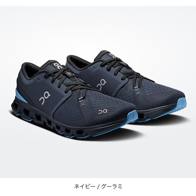 On（オン） クラウドX4 メンズ Cloud X4 靴 シューズ 黒 スニーカー