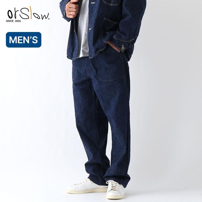 orSlow ネイビー ワークパンツ ブルー　② orSlow オアスロウ フレンチワークパンツ ネイビー NAVY 03-5000