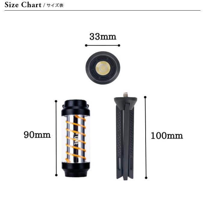 OneSecond ワンセカンド スパイロー 3way LEDランタン 懐中電灯