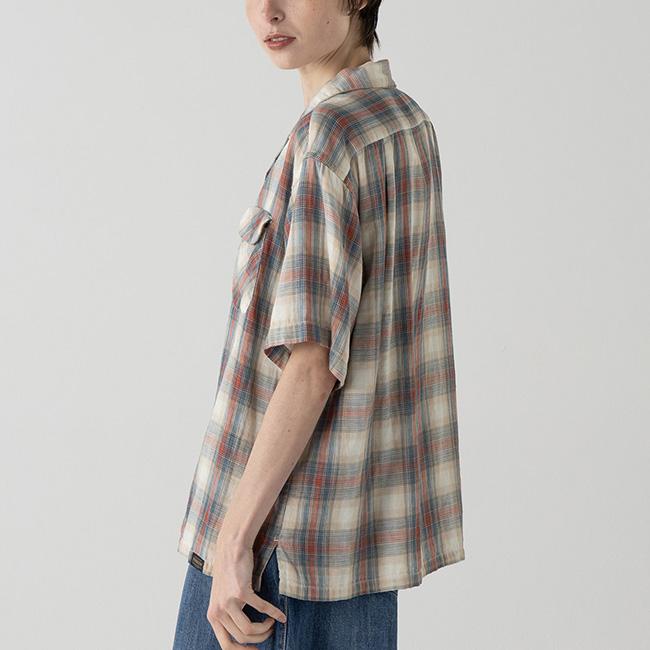 PENDLETON ペンドルトン オープンカラーシャツ S/S 6275-4000 SS Open Collar Shirt ユニセックス メンズ レディース トップス チェック 半袖 2026 春夏の画像