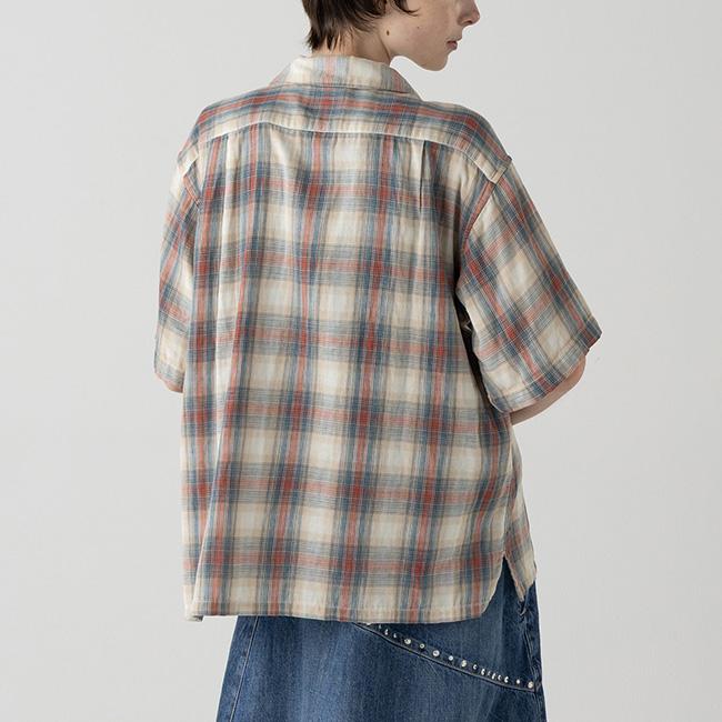 PENDLETON ペンドルトン オープンカラーシャツ S/S 6275-4000 SS Open Collar Shirt ユニセックス メンズ レディース トップス チェック 半袖 2026 春夏の画像