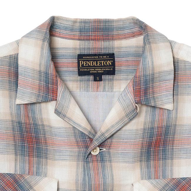 PENDLETON ペンドルトン オープンカラーシャツ S/S 6275-4000 SS Open Collar Shirt ユニセックス メンズ レディース トップス チェック 半袖 2026 春夏の画像