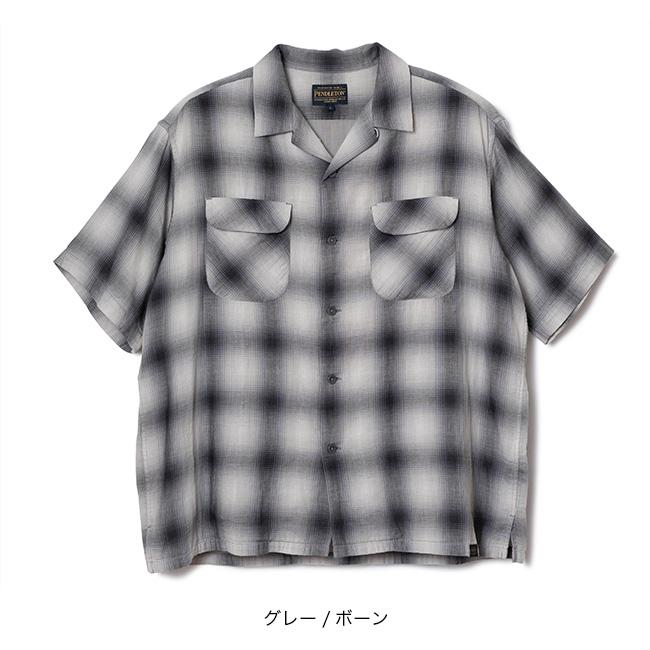 PENDLETON ペンドルトン オープンカラーシャツ S/S 6275-4000 SS Open Collar Shirt ユニセックス メンズ レディース トップス チェック 半袖 2026 春夏の画像