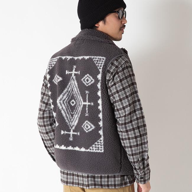 PENDLETON ペンドルトン スタンドベスト 5475-1026 Stand Vest ユニセックス メンズ レディース トップス フリース ベスト ベストジャケット ボア 2025 秋冬の画像