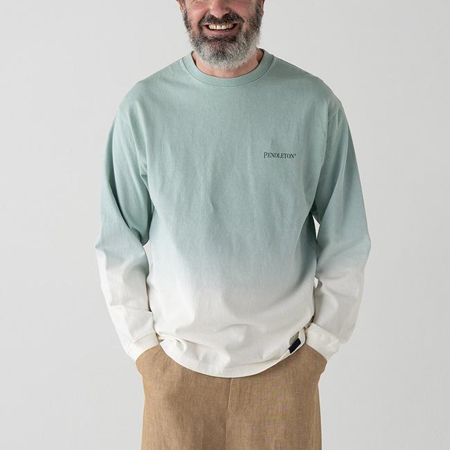 PENDLETON ペンドルトン グラデーションダイバックプリントL/S Tee