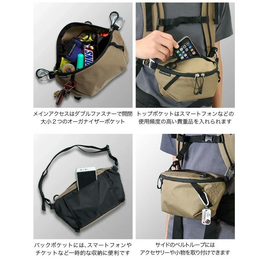 PaaGo WORKS パーゴワークス スイッチM ベルト ポーチ ヒップバッグ 