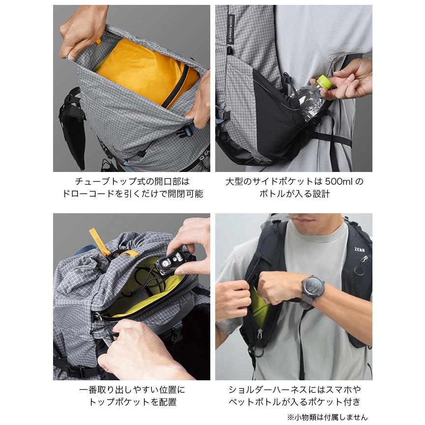PAAGO WORKS（パーゴワークス） ゼン25 HP602 ZENN25 バックパック