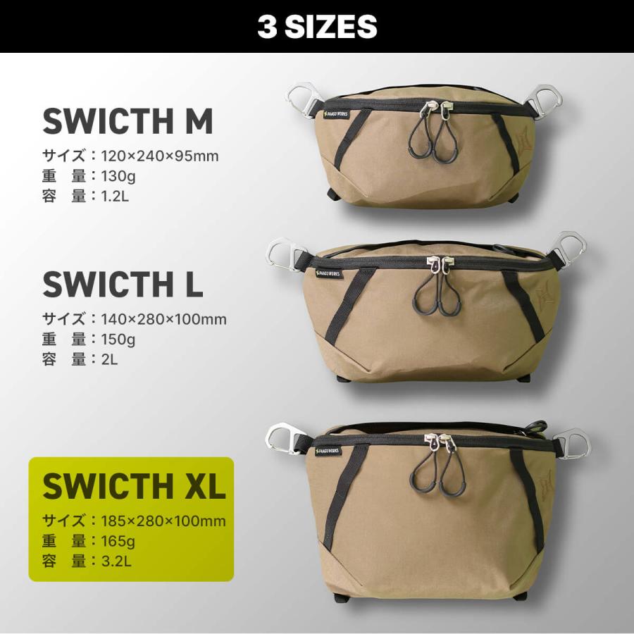 PAAGO WORKS（パーゴワークス） スイッチXL スイッチ XL SWITCH ベルト